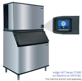 Up to 900 kg Indigo NXT , Air Cooled Dice cube Ice Machine.